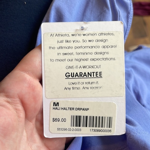 NWT Athleta Pansy Ombre Hali Halter SZ M - Picture 8 of 8